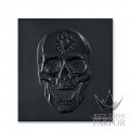 88059102 Lalique Eternal Memento (Лимитированная серия на 50 пред.) Декоративная панель "Череп - черный" 42см