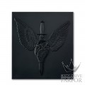 88059202 Lalique Eternal Prayer (Лимитированная серия на 50 пред.) Декоративная панель "Сердце, пронзенное кинжалом - черный" 42см