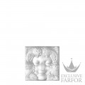 10039700 Lalique Masque de Femme Декоративная панель 8x8см