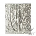 1024110 Lalique Lauriers Декоративная панель зеркальная (D) 43,3x37,4см