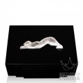 10192700 Lalique Zeila Шкатулка для украшений "Черный лак" 36см