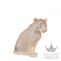 10550000 Lalique Sitting Tiger Статуэтка "Тигр - золотистый" 24,1см