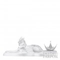 88042100 Lalique Reclining Egyptian Wolf (Лимитированная серия на 8 пред.) Статуэтка "Лежащий египетский волк" 70см