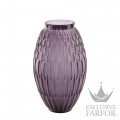 10811200 Lalique Plumes Ваза "Фиолетовый" 36,1см