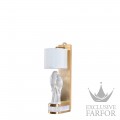 10631300 Lalique 2 Perruches Бра, настенный светильник "Позолоченный" 41x12x18см