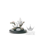 01008422 Lladro Animal Kingdom "Birds"Статуэтка "Голуби на вишневой ветви" 11 x 14см