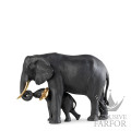 01009581 Lladro Animal Kingdom "Boldblack" (Лимитированная серия на 1000 пред.) Статуэтка "Показывая путь (черный)" 27 х 29см