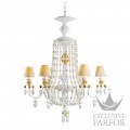 01023485 Lladro Winter Palace Люстра на 6 свечей (золотой / белый) 115 х 70см