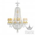 01023503 Lladro Winter Palace Люстра на 12 свечей (золотой / белый) 145 х 80см