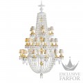 01023521 Lladro Winter Palace Люстра на 30 свечей (золотой / белый) 195 х 105см