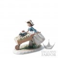 01005460 Lladro Childhood & Fairy Tales "In my garden"Статуэтка "Покатаемся!" 21 x 24см