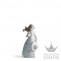 01008043 Lladro Childhood & Fairy Tales "Sweet Moments"Статуэтка "Маленькая Виолетта" 17 x 9см