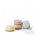 01009407 Lladro Designer Collection "The Guest"Статуэтка "Макаронс (кремовый / розовый / синий / желтый)" 2 х 5см