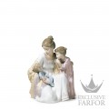 01006939 Lladro Family Stories "Motherhoods"Статуэтка "Добро пожаловать в нашу семью" 22 x 18см