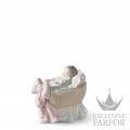 01006977 Lladro Family Stories "Birth"Статуэтка "Ночное сокровище (девочка)" 9 x 7см