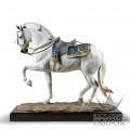 01002007 Lladro High Porcelain (Лимитированная серия на 500 пред.)Статуэтка "Испанский конь" 44 х 50см