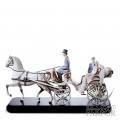 01001932 Lladro High Porcellaine (Лимитированная серия на 500 пред.)Статуэтка "Выезд новобрачных" 42 x 74см