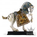 01001943 Lladro High Porcellaine (Лимитированная серия на 1000 пред.)Статуэтка "Восточный конь (глазированный)" 57 x 66см