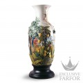 01002003 Lladro High Porcellaine (Лимитированная серия на 150 пред.) Ваза "Райский сад" 90 x 38см