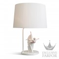 01023040 Lladro Figurative Лампа настольная "Жизель Арабески (белый)" 57 х 40см