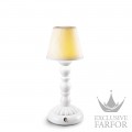 01023762 Lladro Firefly Лампа настольная "Пальма (белый)" 30 x 12см