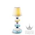 01023767 Lladro Firefly Лампа настольная "Кактус (желтый / синий)" 30 x 12см