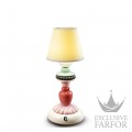 01023921 Lladro Firefly Лампа настольная "Подсолнух (розовый / желтый / зеленый / черный)" 30 х 12см