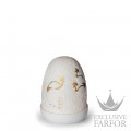 01023971 Lladro Dome Лампа настольная "Павлины" 15 х 11см