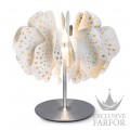 01024030 Lladro Nightbloom Лампа настольная "Цветение ночи (белый / золотой)" 47 х 47см