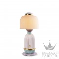 01024146 Lladro Japanese dolls Лампа настольная "Кокеши (розовый)" 29 х 13см