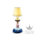 01024471 Lladro Firefly Лампа настольная "Подсолнух (синий / голубой / розовый / желтый)" 30 x 12см