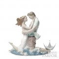 01008473 Lladro Love stories "Romances"Статуэтка "Предвкушение любви" 31 x 33см