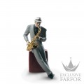 01009330 Lladro On Stage "Jazz"Статуэтка "Саксофонист" 29 х 23см