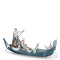 01001350 Lladro Romanticism "Romantic Scenes" (Нумерованная серия) Статуэтка "В гондоле" 45 x 76см