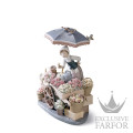 01001454 Lladro Romanticism "Flowering"Статуэтка "Цветочница" 30 x 27см