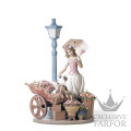 01006809 Lladro Romanticism "Flowering"Статуэтка "Цветы для всех" 38 x 26см