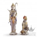 01001972 Lladro Spirituality "Hinduism" (Лимитированная серия на 1800 пред.)Статуэтка "Лакшман и хануман" 46 x 29см