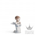 01004538 Lladro Spirituality "Angels"Статуэтка "Молящийся ангел" 13 x 8см