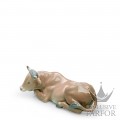 01005482 Lladro Spirituality "Christianity"Статуэтка "Бычок" 7 x 22см