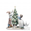01005897 Lladro Spirituality "Christianity"Статуэтка "Новогодняя елка" 32 x 28см