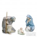 01007804 Lladro Spirituality "Christianity" Набор статуэток "Благословенная ночь" 22 x 44см