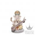01008288 Lladro Spirituality "Hinduism"Статуэтка "Ганеша с виной II" 23 x 19см