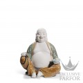 01008566 Lladro Spirituality "Buddhism"Статуэтка "Счастливый будда" 21 x 18см