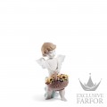01008676 Lladro Spirituality "Angels"Статуэтка "Небесный урожай (60 лет)" 17 x 10см
