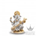 01009276 Lladro Spirituality "The Spirit of India"Статуэтка "Ганеша с виной (Re-Deco)" 23 х 19см