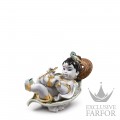 01009370 Lladro Spirituality "The Spirit of India"Статуэтка "Кришна на листе" 15 х 21см