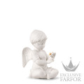 01009789 Lladro Spirituality "Angels" Статуэтка "Ангел с цветком" 20 х 11см