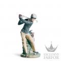 01004824 Lladro SportsСтатуэтка "Гольфист" 27 x 13см