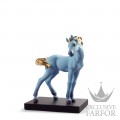 01008740 Lladro World Cultures "Lladro Chinese Zodiac Collection" (Лимитированная серия на 1888 пред.)Статуэтка "Синяя лошадь" 23 x 20см