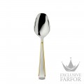 06033033 Robbe & Berking Art Deco "Серебро + узорная позолота" Ложка для овощей 23,5см